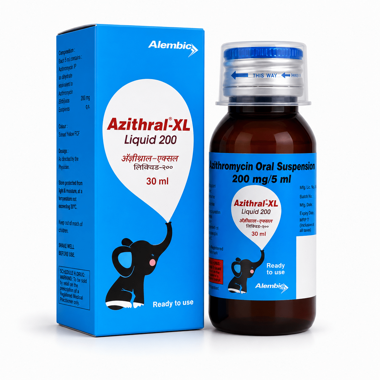 Azithral 200 Liquid 30ml - HEALTH AIM PHARMACY