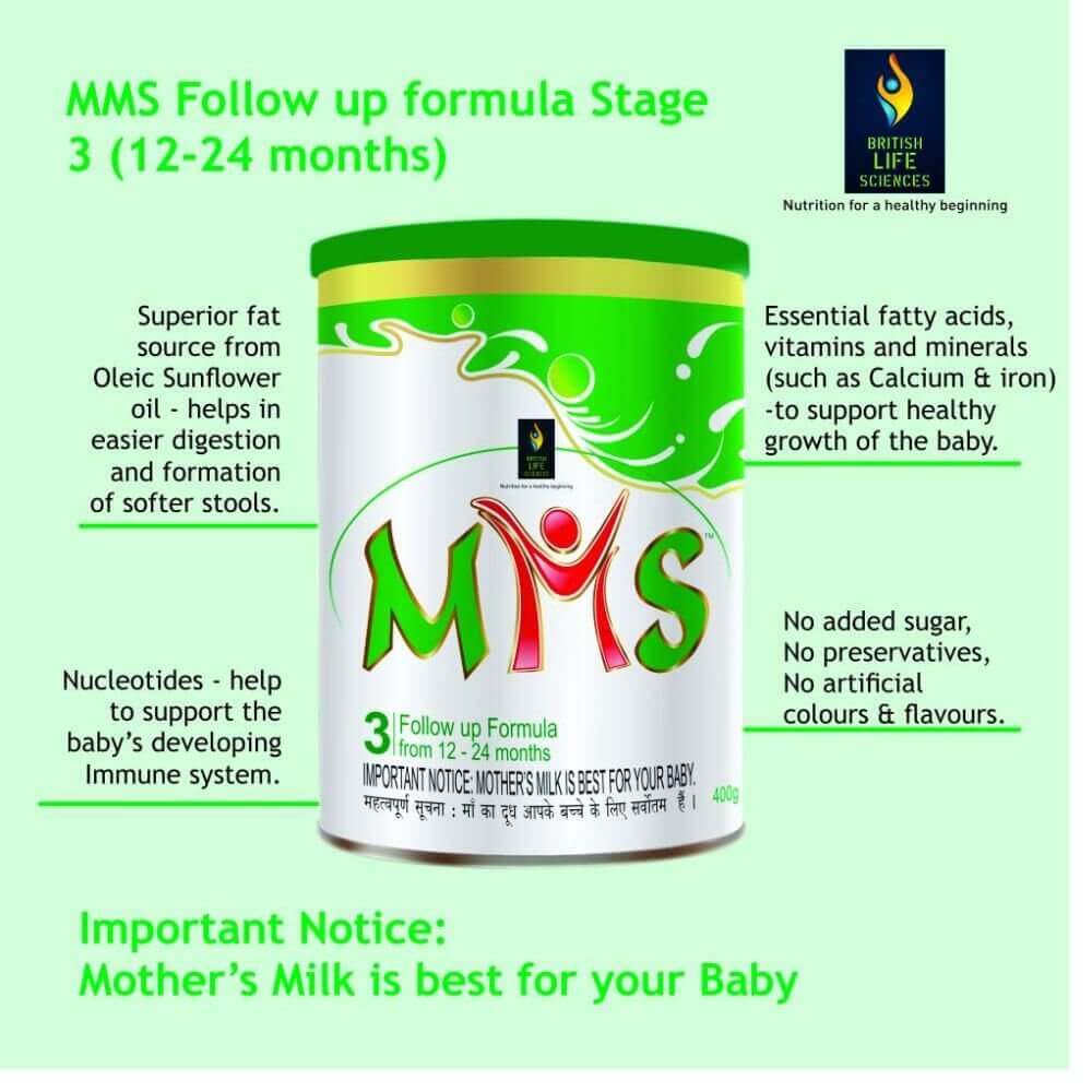 Baby’s Food MMS (400 gm) & ADee Oil (combo) - HEALTH AIM PHARMACY