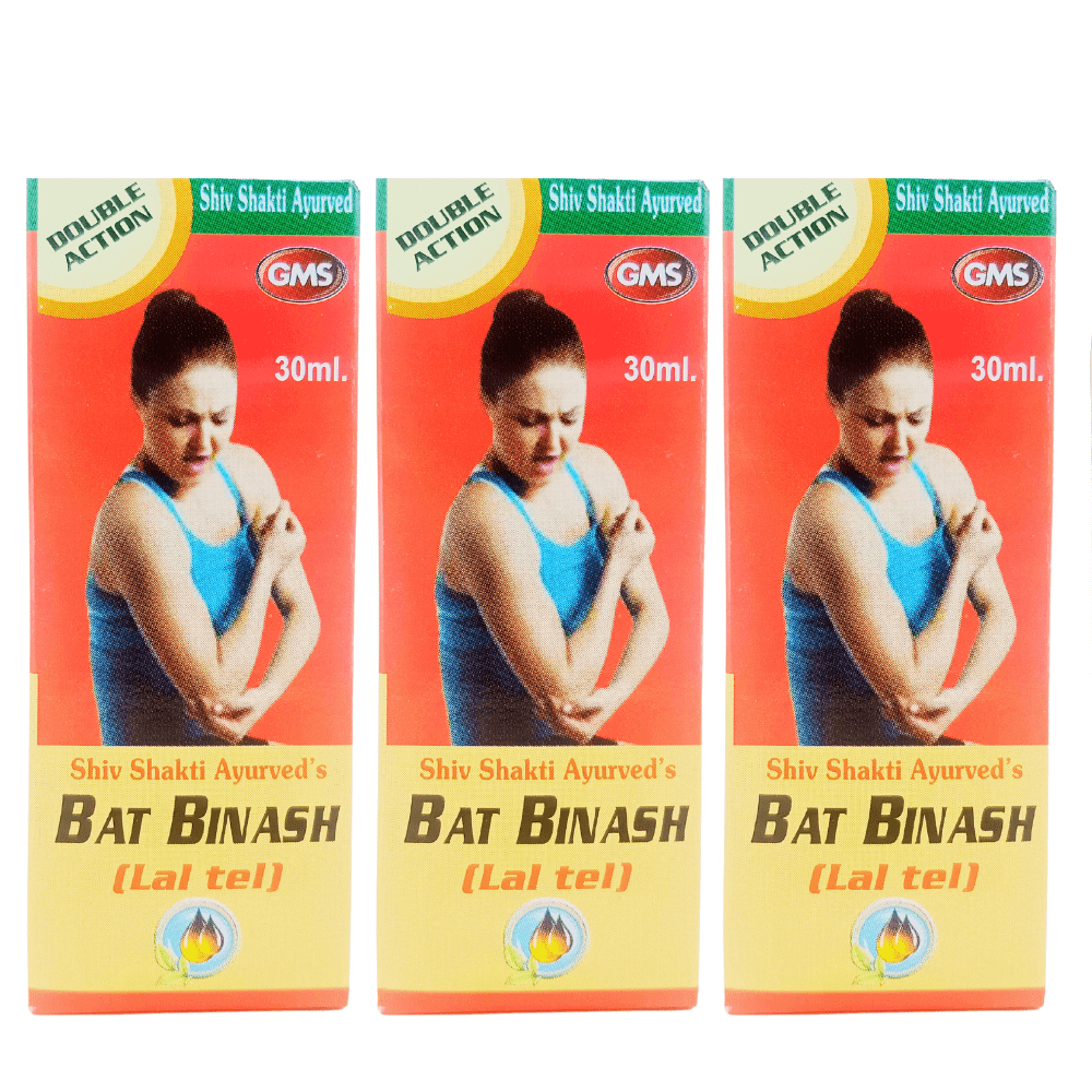 Bat Binash Lal Tel 30 ml (Pack of 3) - HEALTH AIM PHARMACY