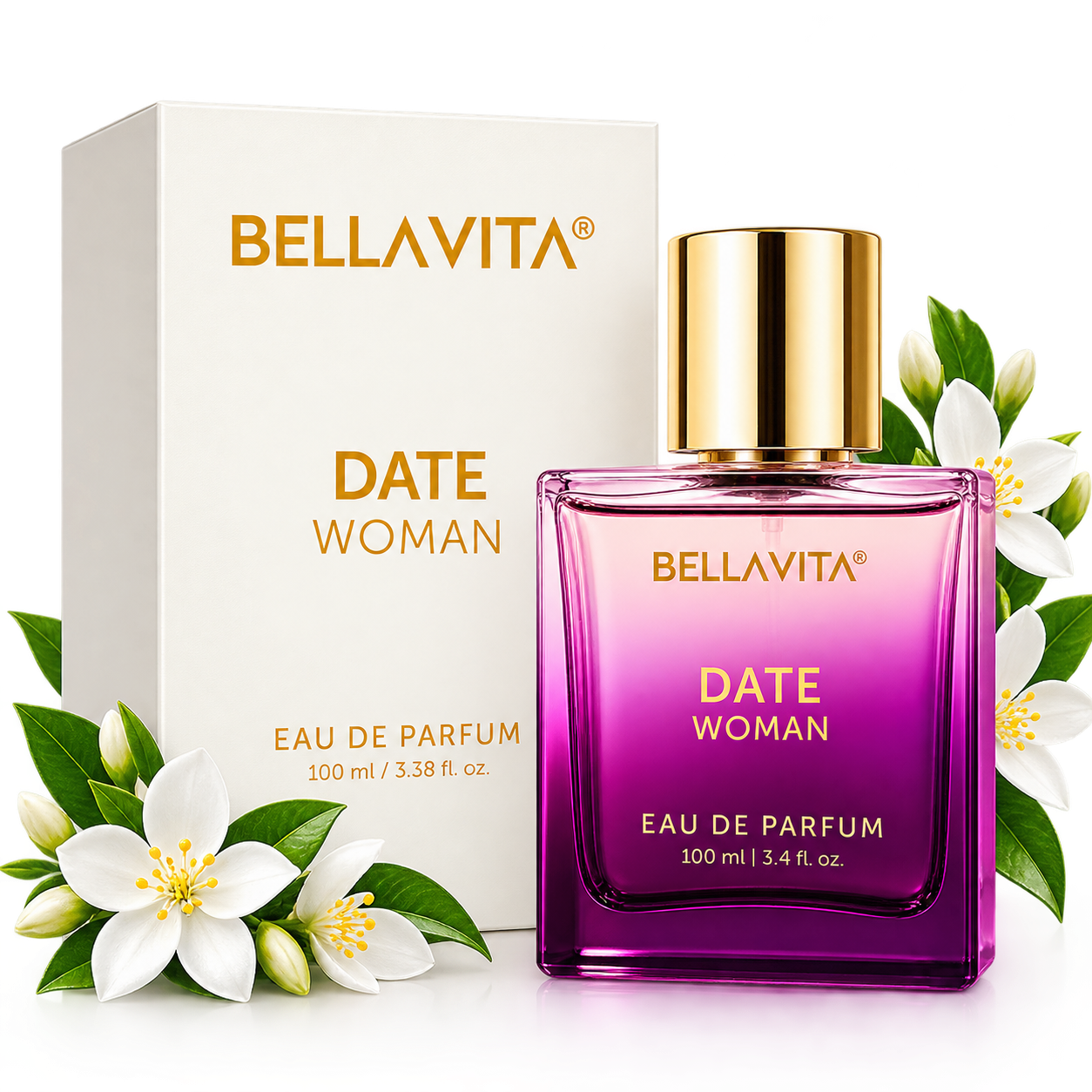 BELLAVITA DATE WOMAN EAU DE PERFUM 100ML - HEALTH AIM PHARMACY