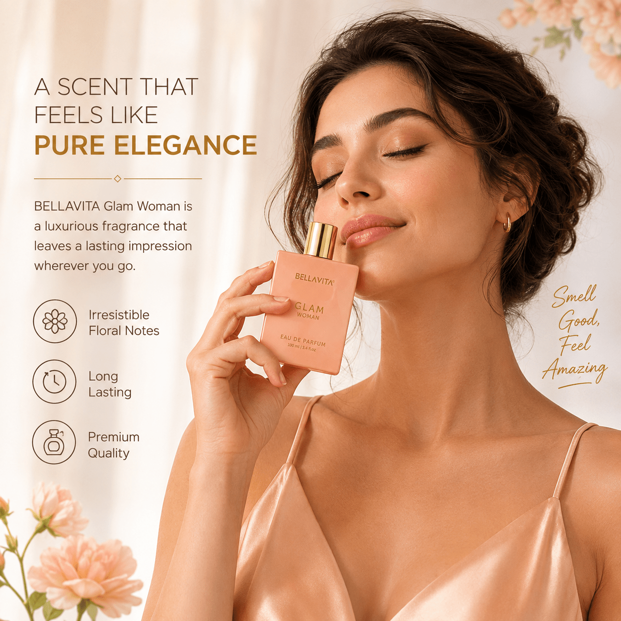 BELLAVITA GLAM WOMAN EAU DE PARFUM 100ML - HEALTH AIM PHARMACY