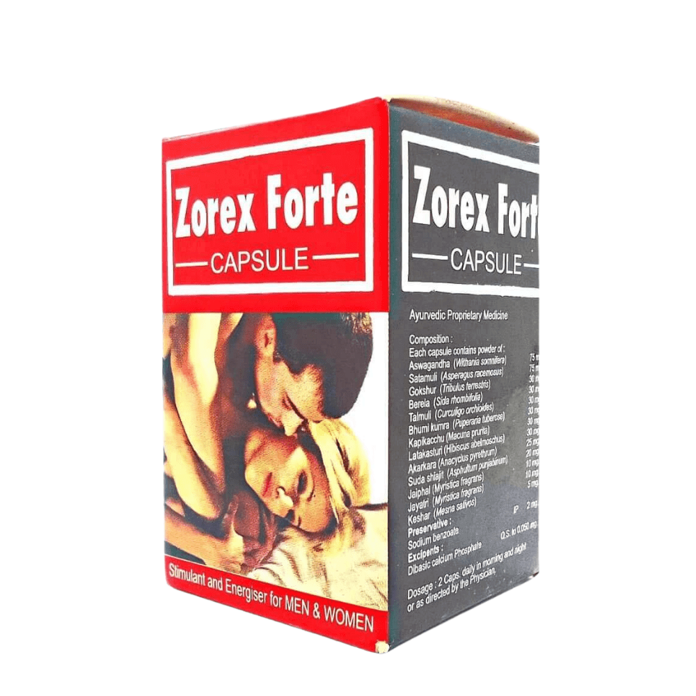 Best Ayurvedic medicine for premature ejaculation Zorex Forte Capsule Pack of 2 - HEALTH AIM PHARMACY
