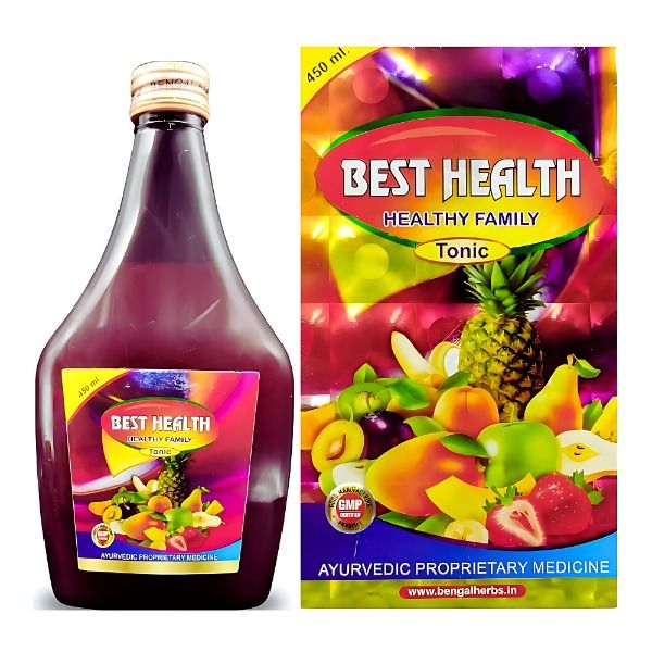 Best Health Healthy Family Tonic For weight gain 450 ml. (pack of 2) - HEALTH AIM PHARMACY