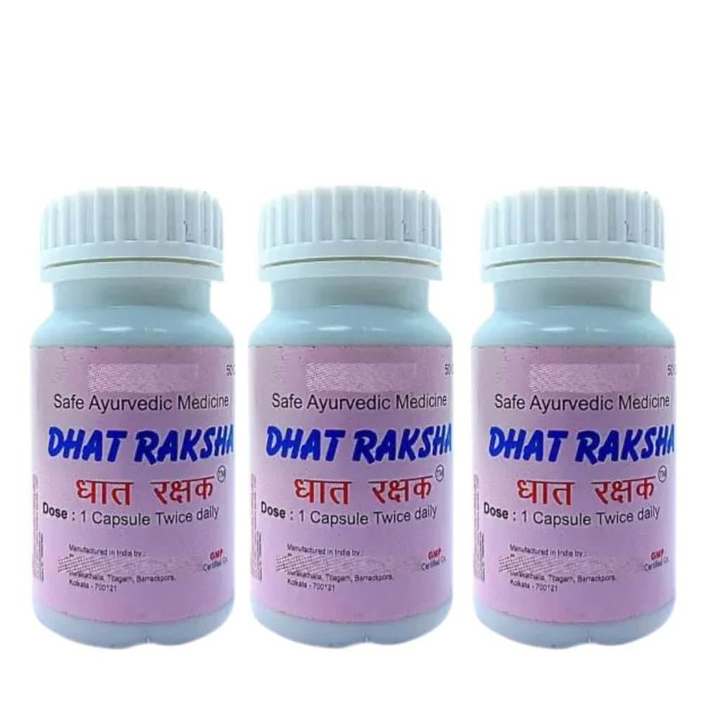 Best medicine for Premature Ejaculation Ayurvedic Dhat Raksha capsule ( pack of 3 ) - HEALTH AIM PHARMACY