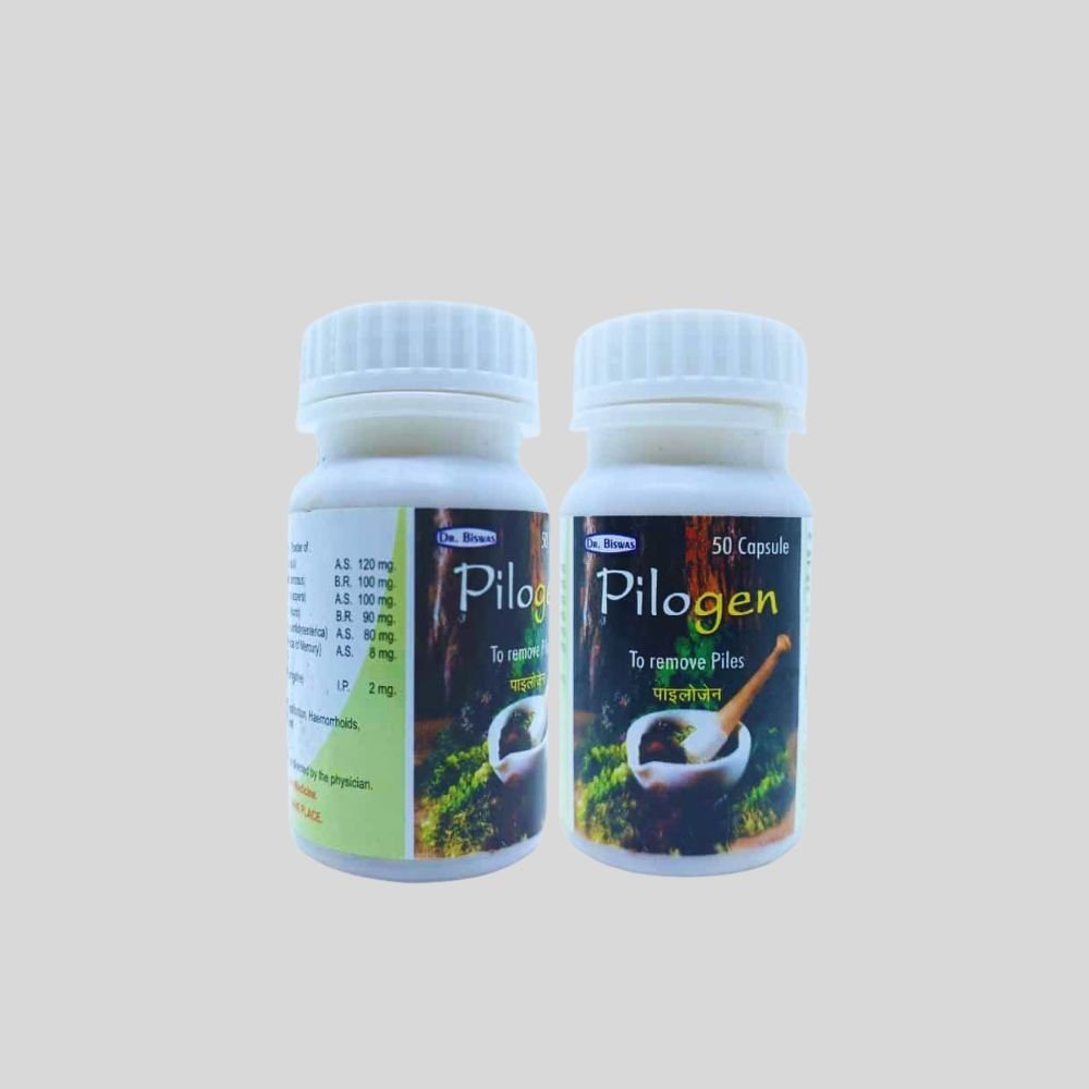 Best Piles Care Ayurvedic Pilogen Capsule (Pack of 2) - HEALTH AIM PHARMACY