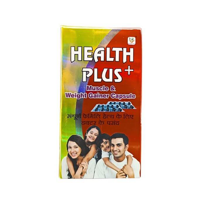 Best Weight Gain Health Plus 50 Capsule ( Pack Of 2 ) - HEALTH AIM PHARMACY