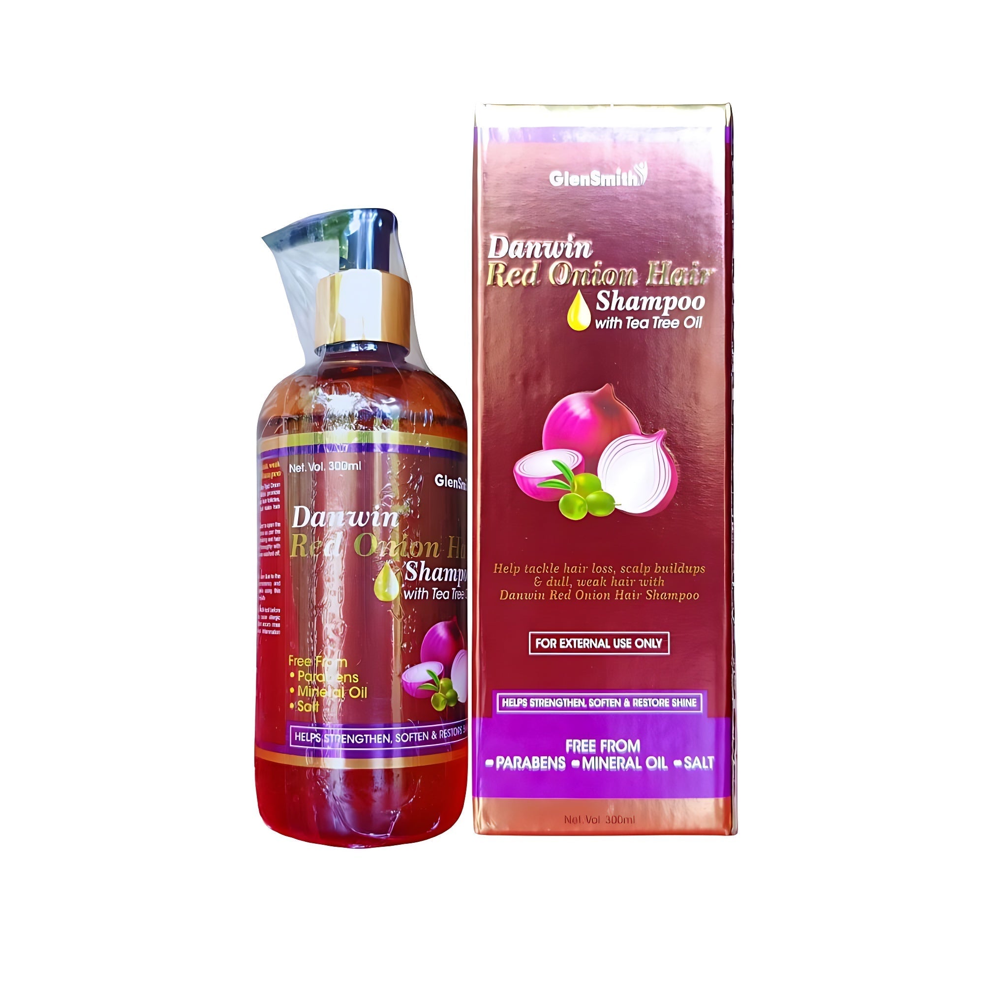 Bhringraj Hair Oil 100ml And Red Onion Hair Shampoo 300ml (Combo Pack) - HEALTH AIM PHARMACY