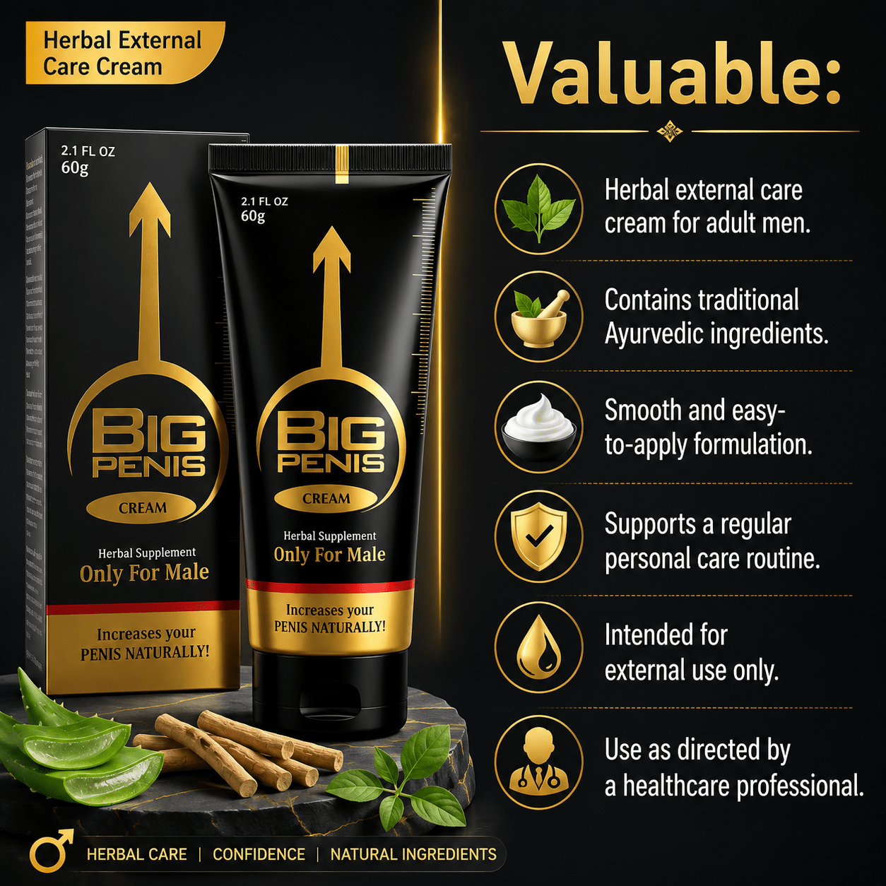 BIG PENIS Cream only for male - HEALTH AIM PHARMACY