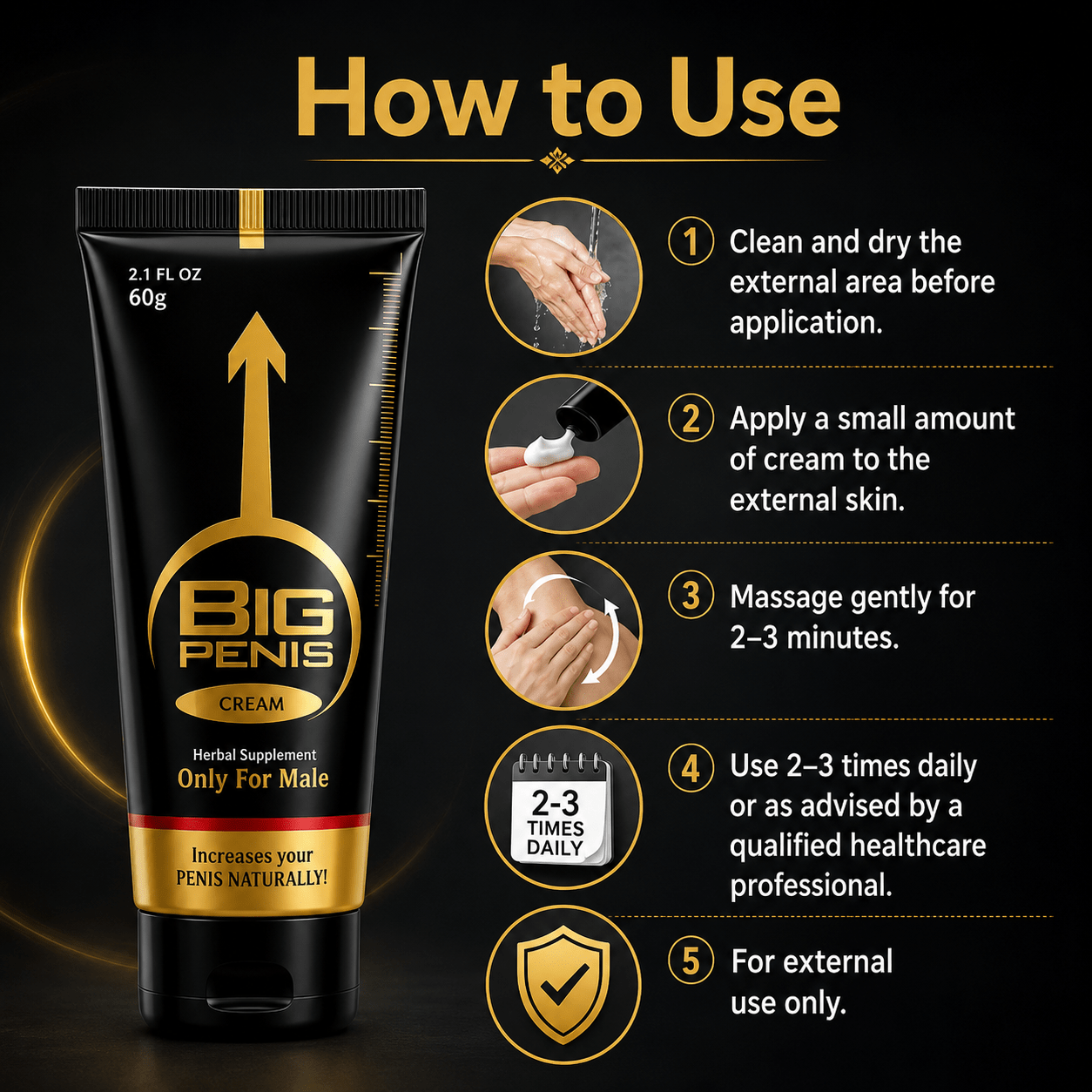 BIG PENIS Cream only for male - HEALTH AIM PHARMACY
