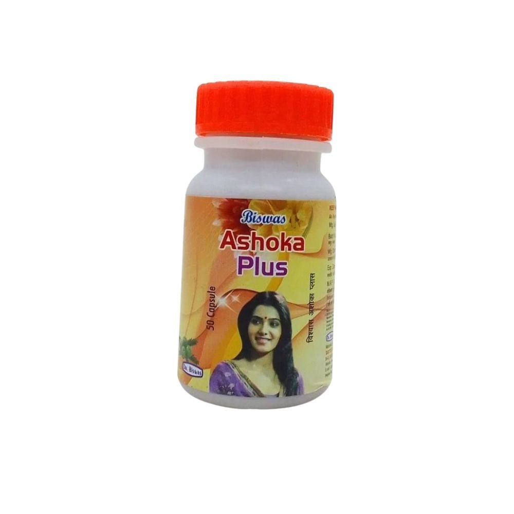 BISWAS ASHOKA PLUS 50 CAPSULE PACK OF 2 - HEALTH AIM PHARMACY