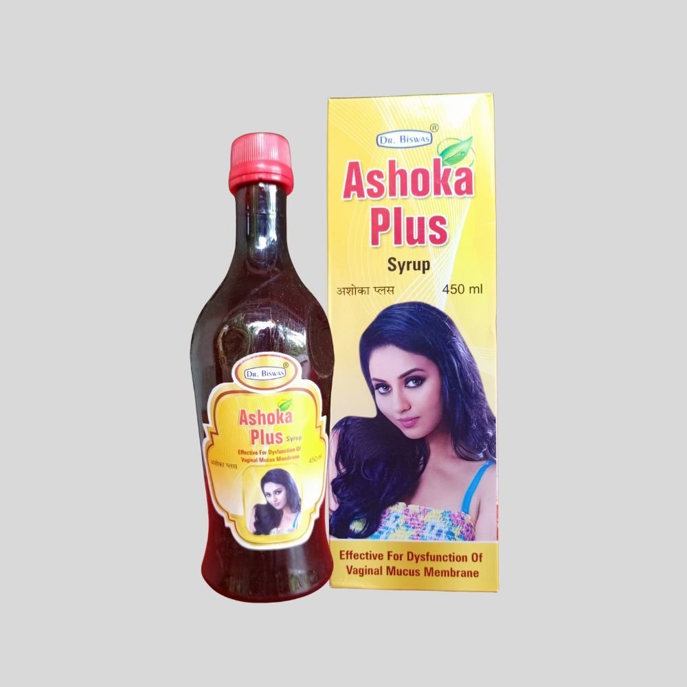Biswas Ashoka Plus Capsule ( 2) & Syrup For Periods Cramps ( Combo Pack ) - HEALTH AIM PHARMACY