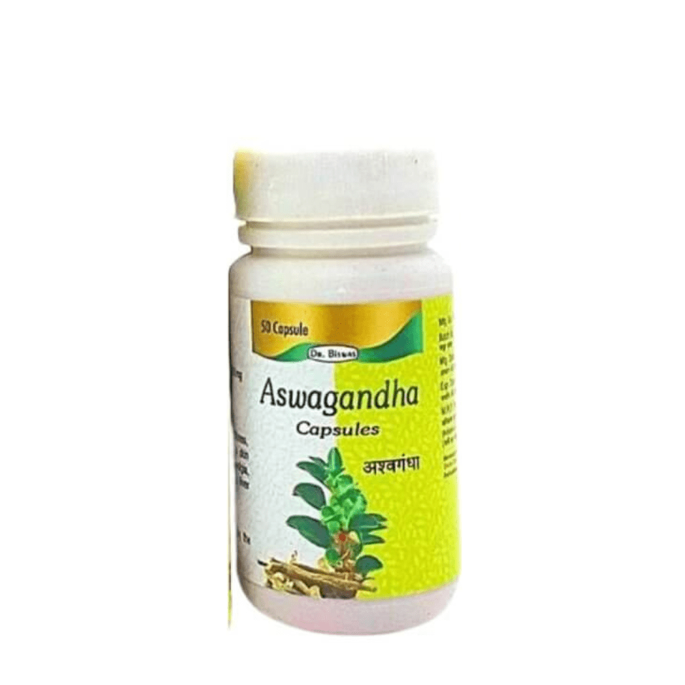 Biswas Aswagandha Capsule( Pack Of 3) - HEALTH AIM PHARMACY