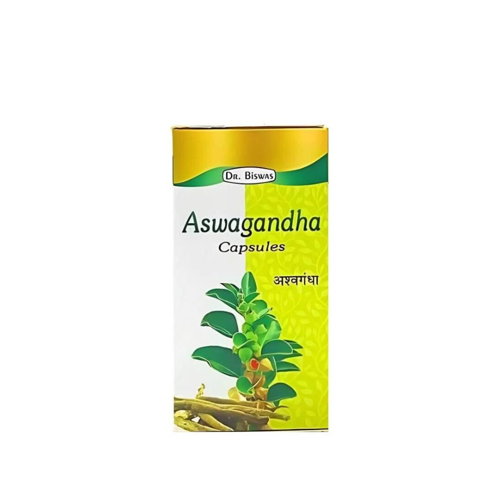 Biswas Aswagandha Capsule( Pack Of 3) - HEALTH AIM PHARMACY