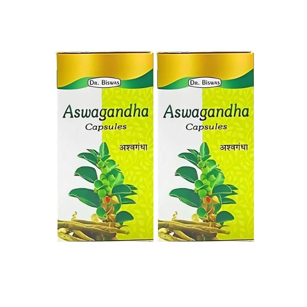 Biswas Aswagandha Capsule( Pack Of 3) - HEALTH AIM PHARMACY