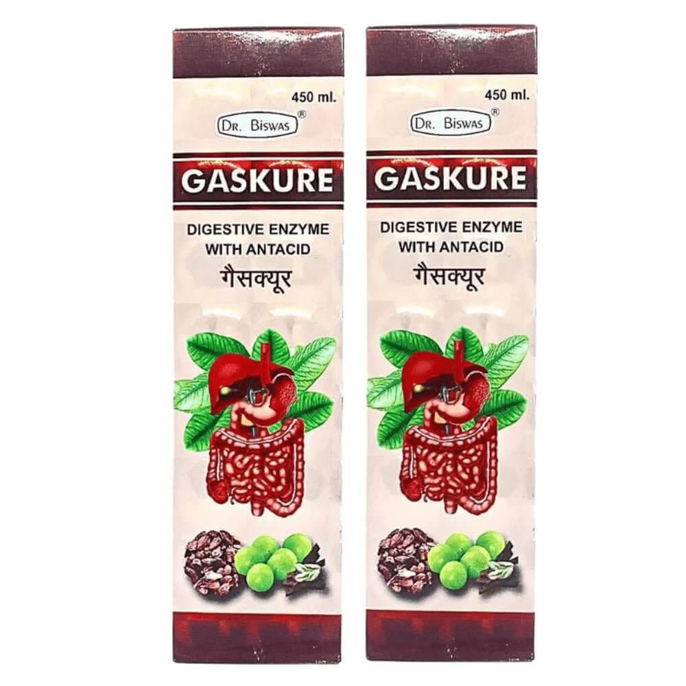 Biswas Gaskure Digestive Syrup (Pack Of 4) - HEALTH AIM PHARMACY
