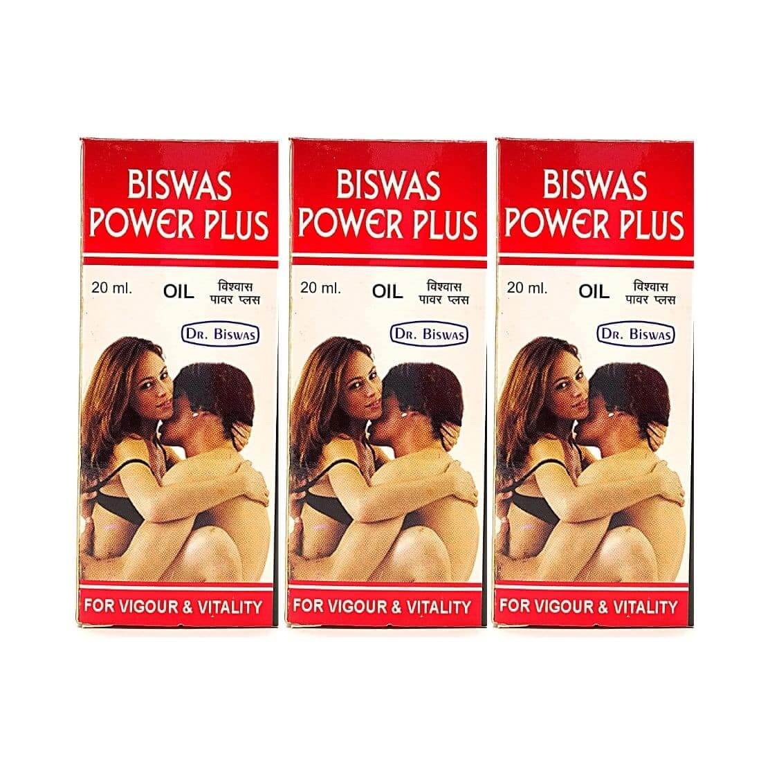 BISWAS POWER PLUS OIL PACK OF - 3 - HEALTH AIM PHARMACY