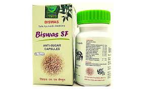 Biswas SF capsule For Lower Sugar (Pack of 3) - HEALTH AIM PHARMACY
