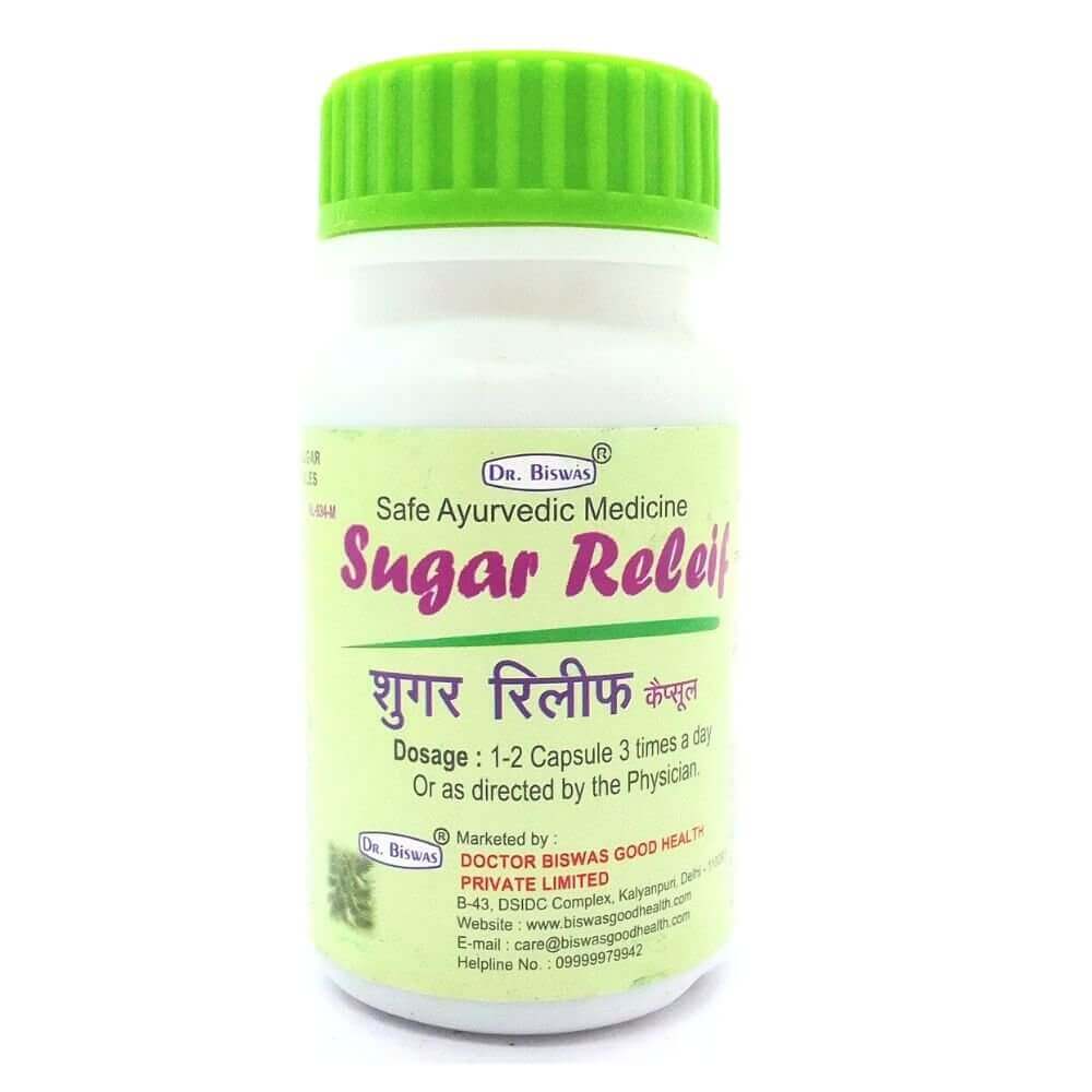 Biswas Sugar Relief Capsule (pack of 3) - HEALTH AIM PHARMACY