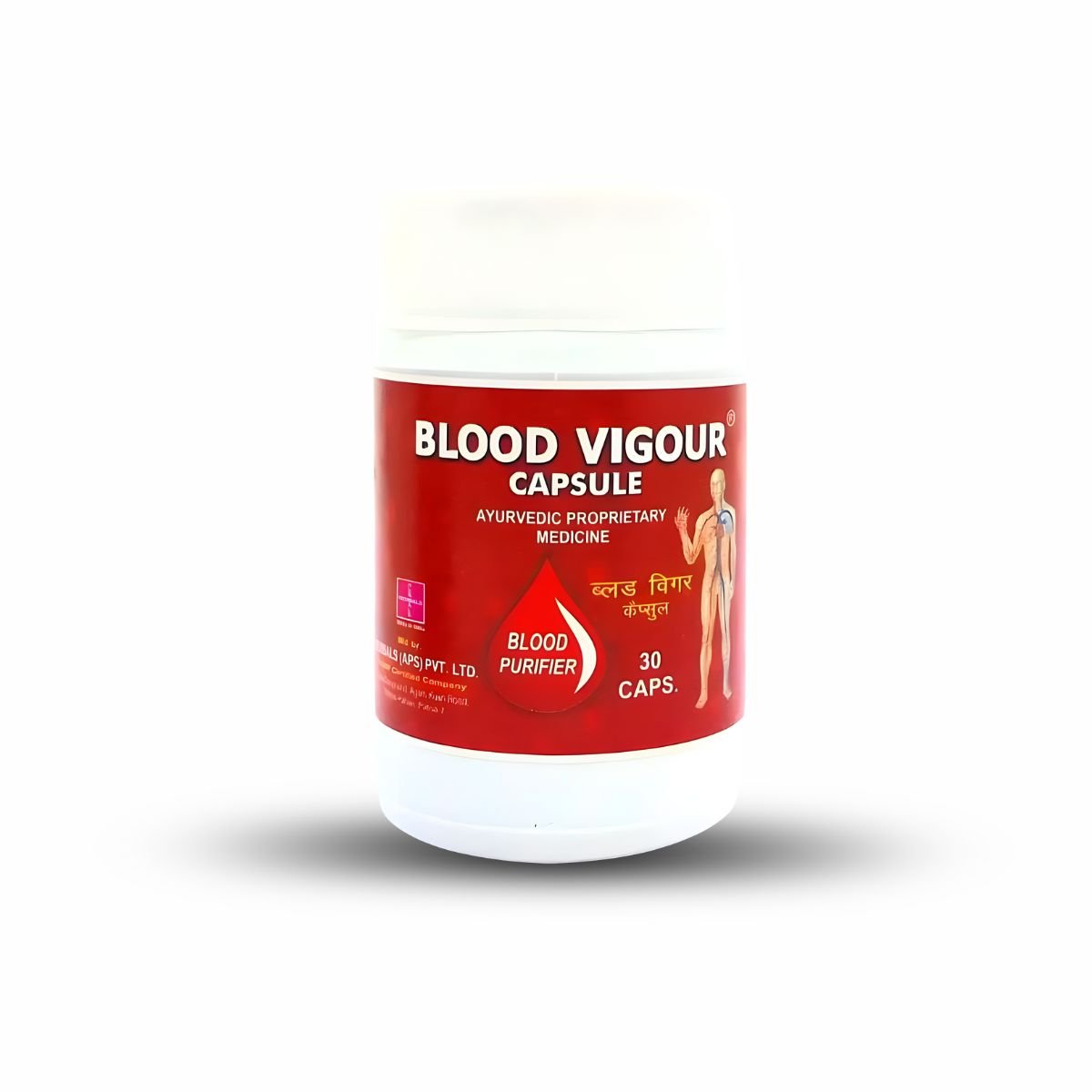 Blood Vigour Capsule & Ayurvedic Kulekhara Tonic | 30 Caps + 450ml | Combo Pack 2 - HEALTH AIM PHARMACY
