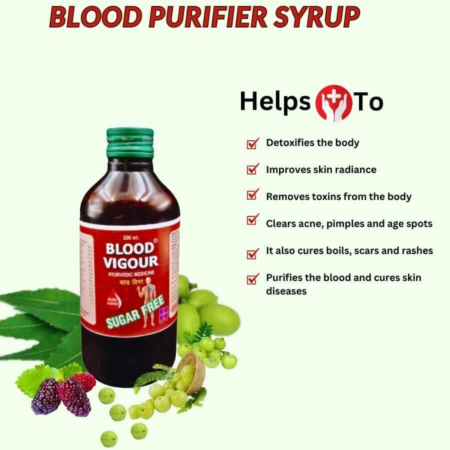 Blood Vigour Syrup 200ml(pack of 2) - HEALTH AIM PHARMACY