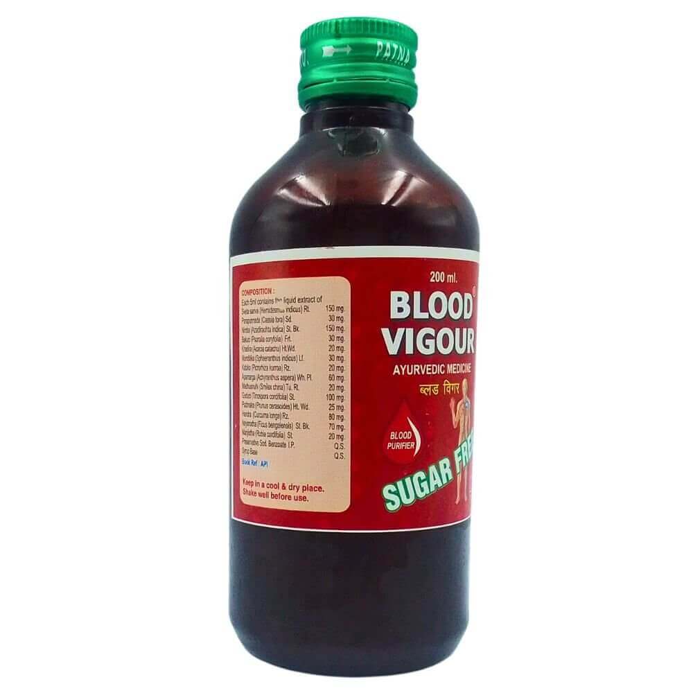 Blood Vigour Syrup 200ml(pack of 2) - HEALTH AIM PHARMACY