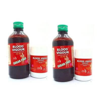 BLOOD VIGOUR SYRUP & CAPSULE(pack of 2 ) - HEALTH AIM PHARMACY