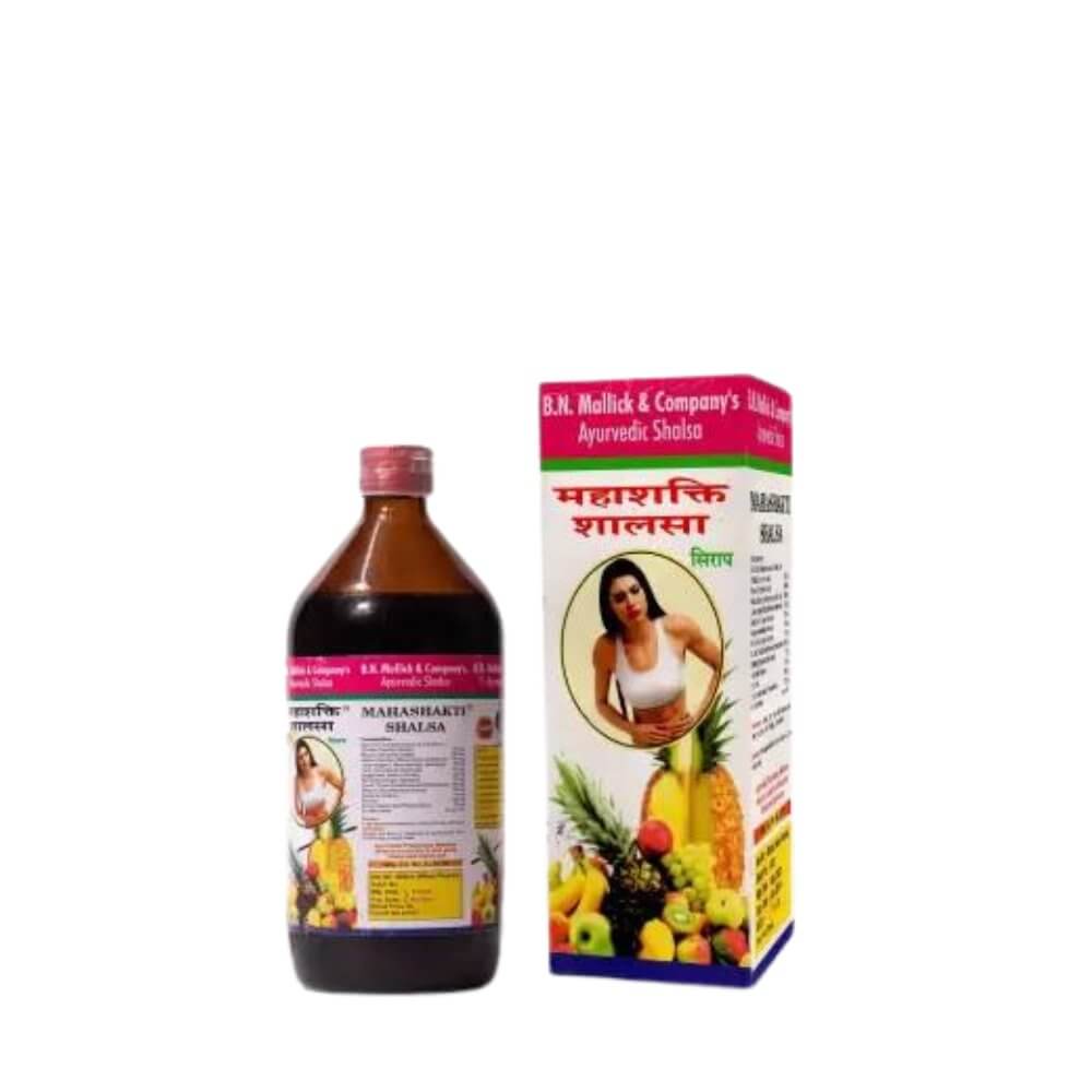 B.N Mallick Mahashakti Shalsa Syrup 450ml ( pack of 2 ) - HEALTH AIM PHARMACY