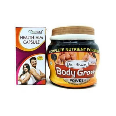 Body Grow Protein Powder & Health - Aim capsule(combo pack) - HEALTH AIM PHARMACY