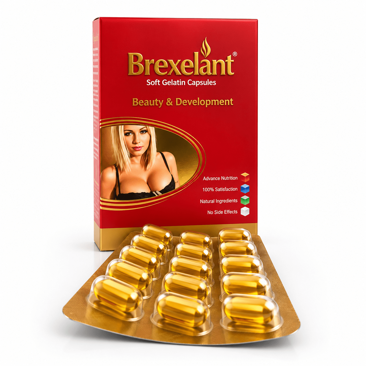 Breast Care Brexelant Breast Cream & Capsule (Combo) - HEALTH AIM PHARMACY