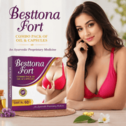 Breast Enlargement Besttona fort Oil and Capsule (Pack of 2) - HEALTH AIM PHARMACY