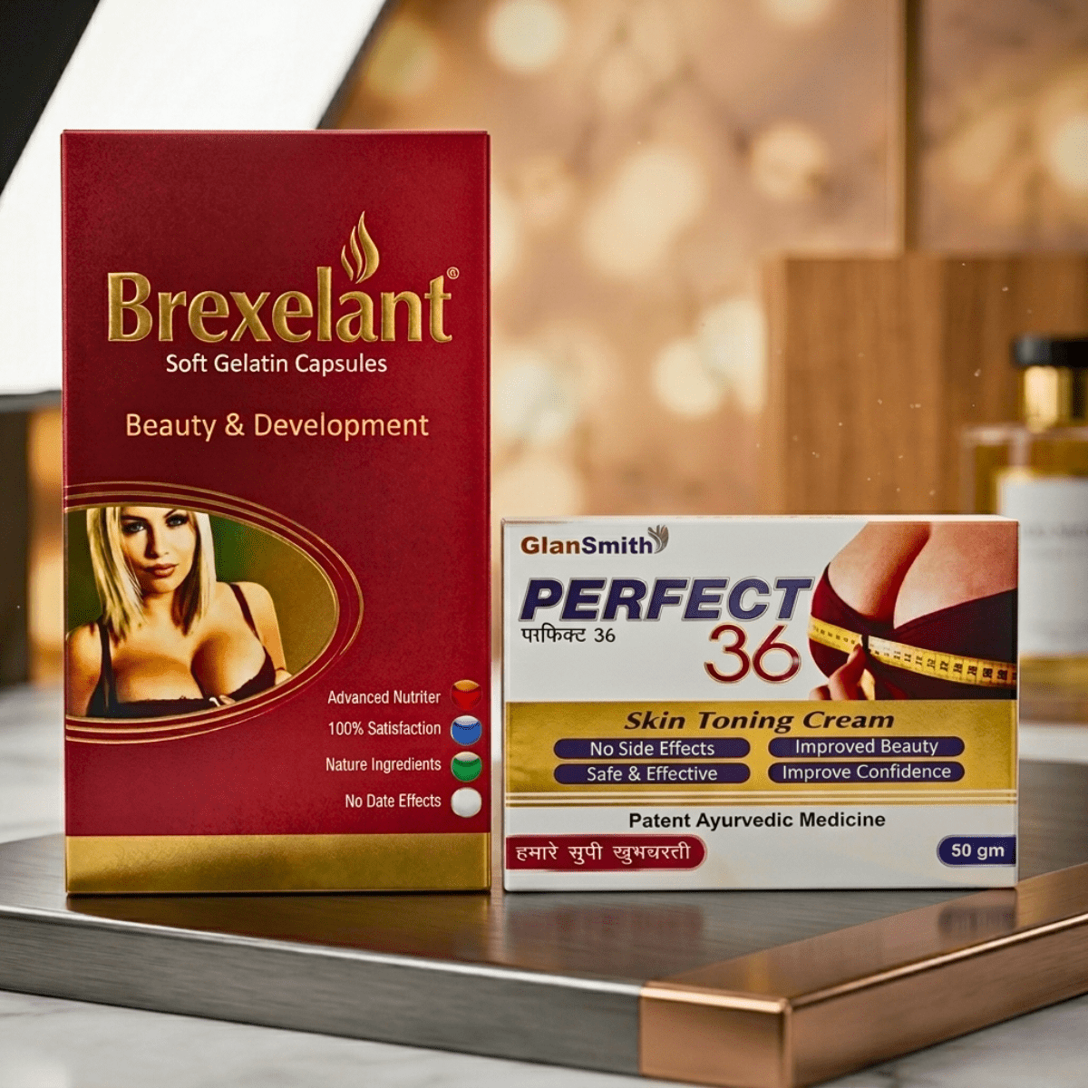 Brexelent Soft Gelatin Capsule & Perfect 36 Cream Combo Pack - Health Aim