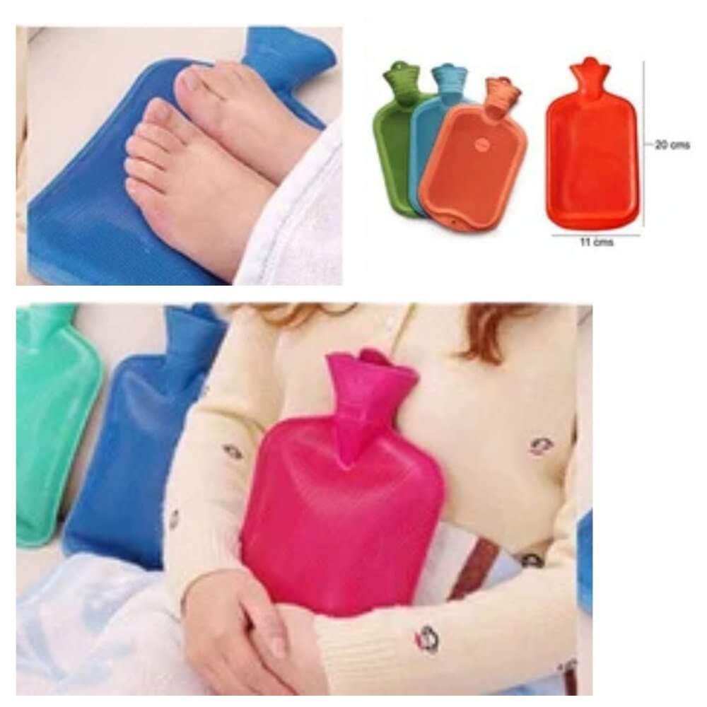 Buy 2 Litre Rubber Hot Water Bag for Pain Relief, Period Cramps & Back Pain | HealthAim.com - HEALTH AIM PHARMACY