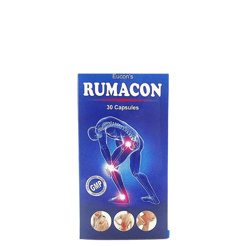 Buy Ayurvedic Eucon`s Rumacon Capsule For Arthritis (Pack of 3) - HEALTH AIM PHARMACY