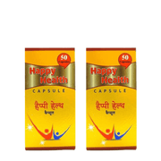 BUY AYURVEDIC HAPPY HEALTH CAPSULE (Pack of 2) - HEALTH AIM PHARMACY