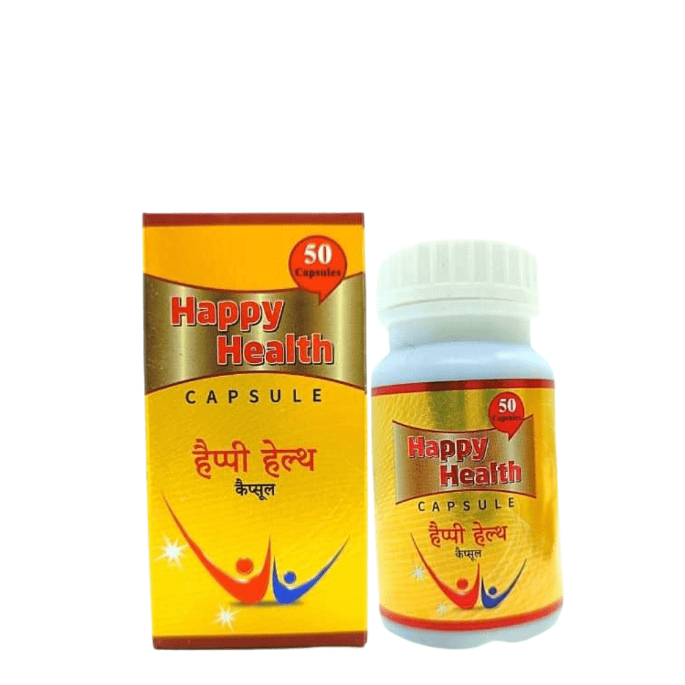 BUY AYURVEDIC HAPPY HEALTH CAPSULE (Pack of 2) - HEALTH AIM PHARMACY
