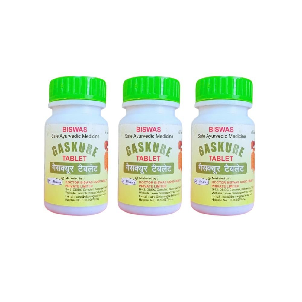 Buy Dr. Biswas GASKURE - 60 Tablet (Pack o 4) - HEALTH AIM PHARMACY