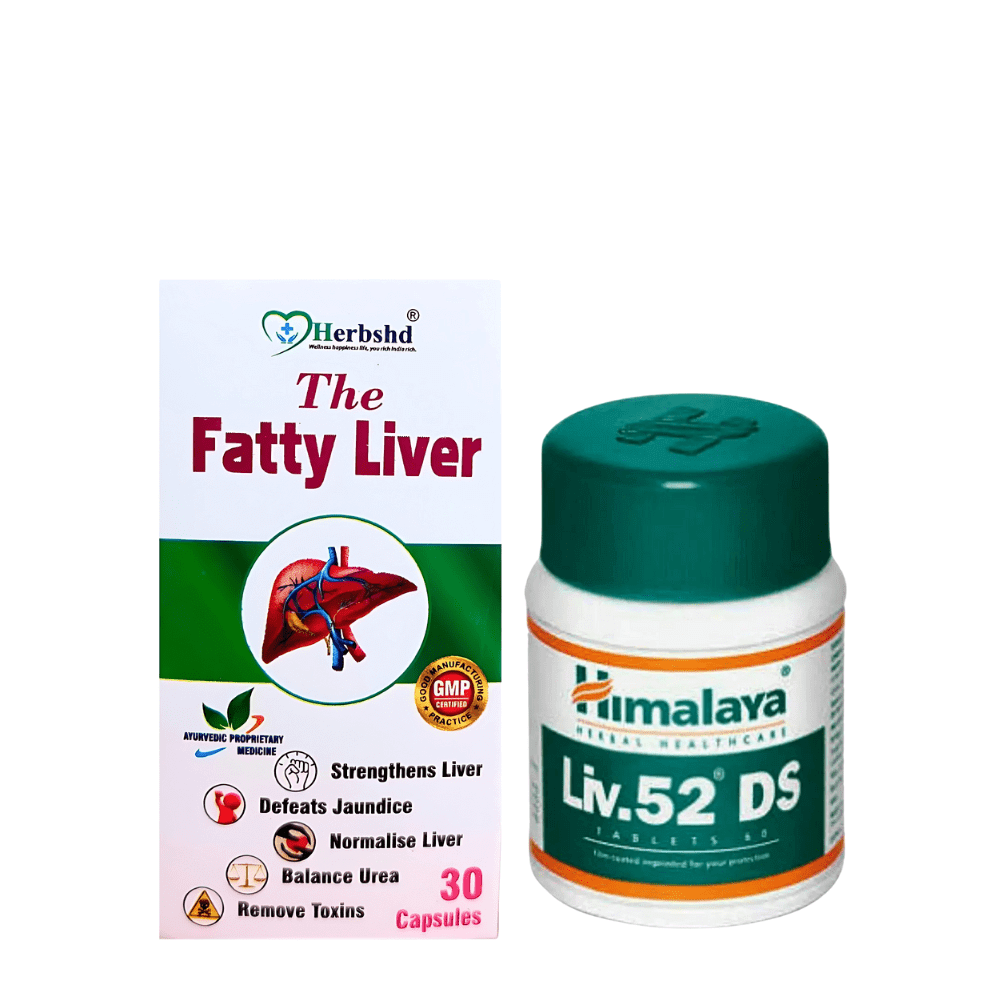 Buy Himalaya Liv.52 Tablets &amp; The Fatty Liver Capsule ( Combo Pack ) - HEALTH AIM PHARMACY