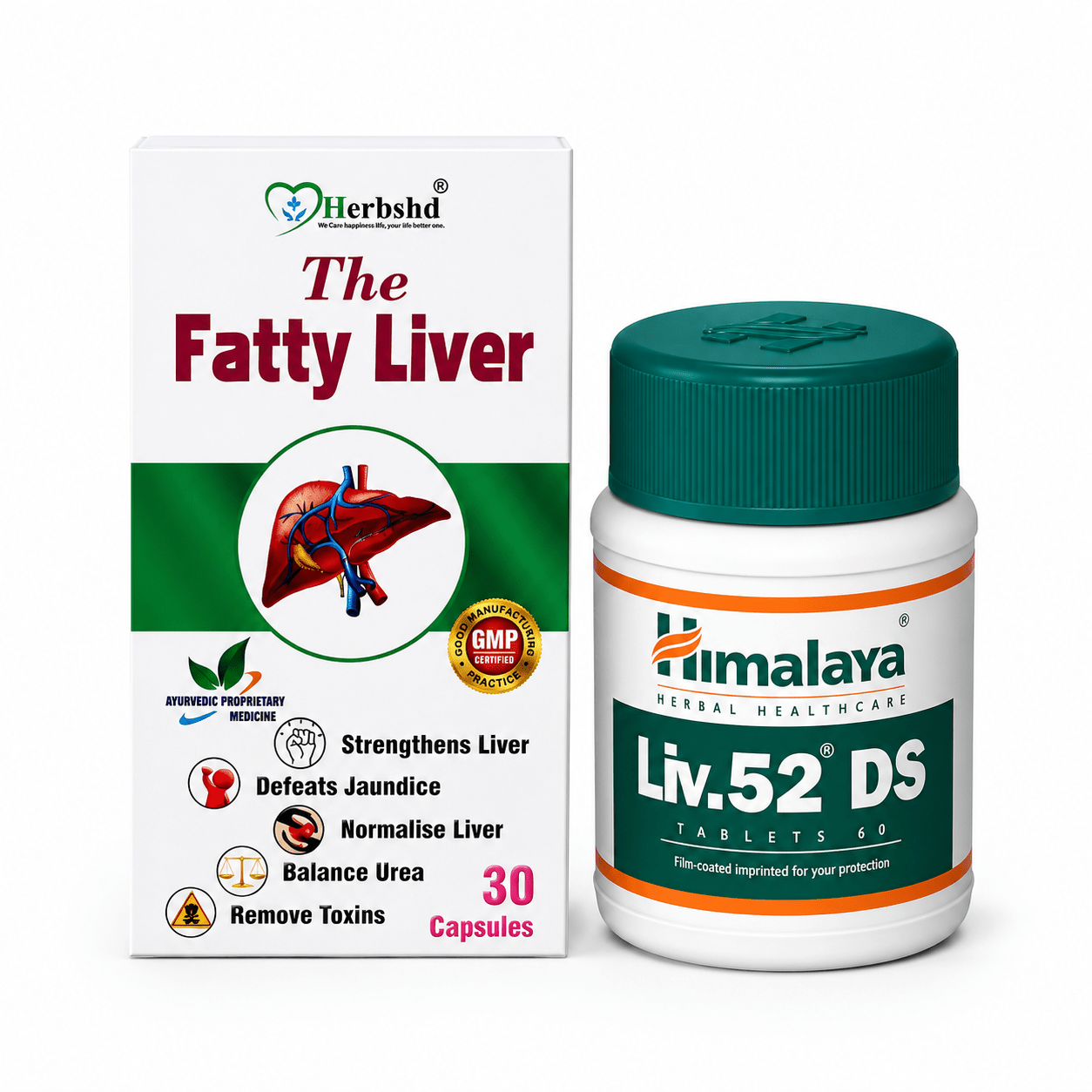 Buy Himalaya Liv.52 Tablets & The Fatty Liver Capsule (Combo Pack) - HEALTH AIM PHARMACY