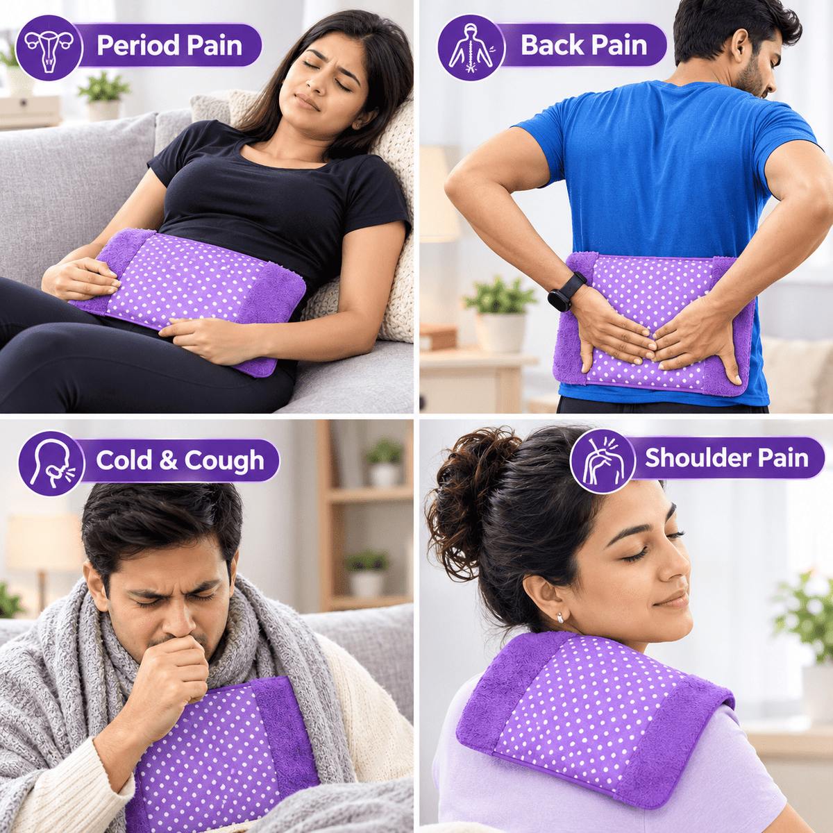 Buy Hot Water Bag Online in India | Electric Hot Bag for Pain Relief, Period Cramps & Muscle Stiffness - HEALTH AIM PHARMACY