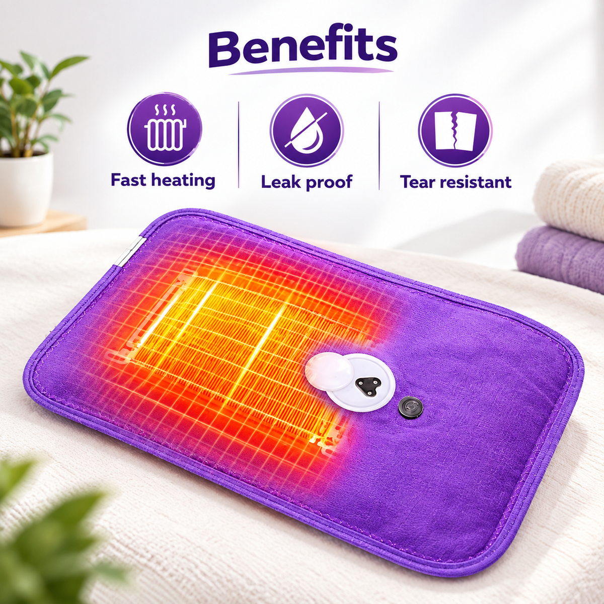 Buy Hot Water Bag Online in India | Electric Hot Bag for Pain Relief, Period Cramps & Muscle Stiffness - HEALTH AIM PHARMACY