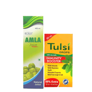 Buy Immunity Booster Amla Juice & Tulsi Drop (Combo Pack) For Cough - HEALTH AIM PHARMACY