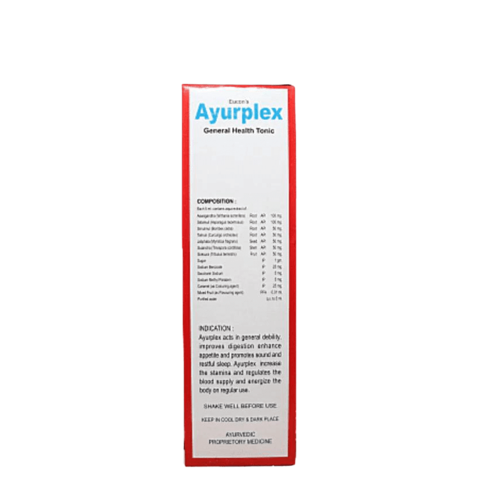 Buy Improves Digestion Ayurplex Tonic 450 ml For Weakness (Pack of 3) - HEALTH AIM PHARMACY