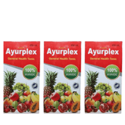 Buy Improves Digestion Ayurplex Tonic 450 ml For Weakness (Pack of 3) - HEALTH AIM PHARMACY