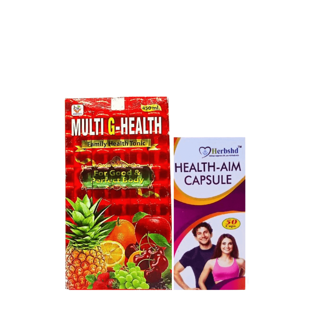 Buy Multivitamins Multi - G Health Tonic and Health - Aim Capsule For Good Health Combo - HEALTH AIM PHARMACY