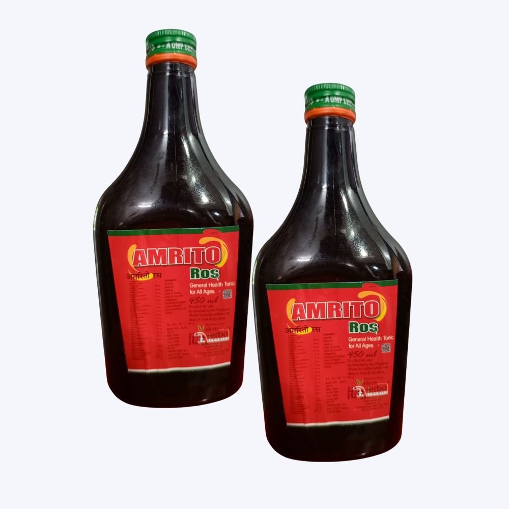 Buy Now Ayurvedic Amrito Ros 450 ml.(pack of 2) - HEALTH AIM PHARMACY
