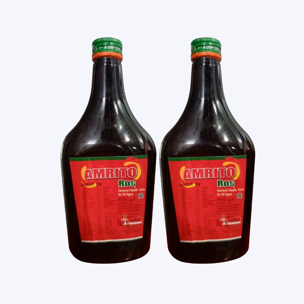 Buy Now Ayurvedic Amrito Ros 450 ml.(pack of 2) - HEALTH AIM PHARMACY