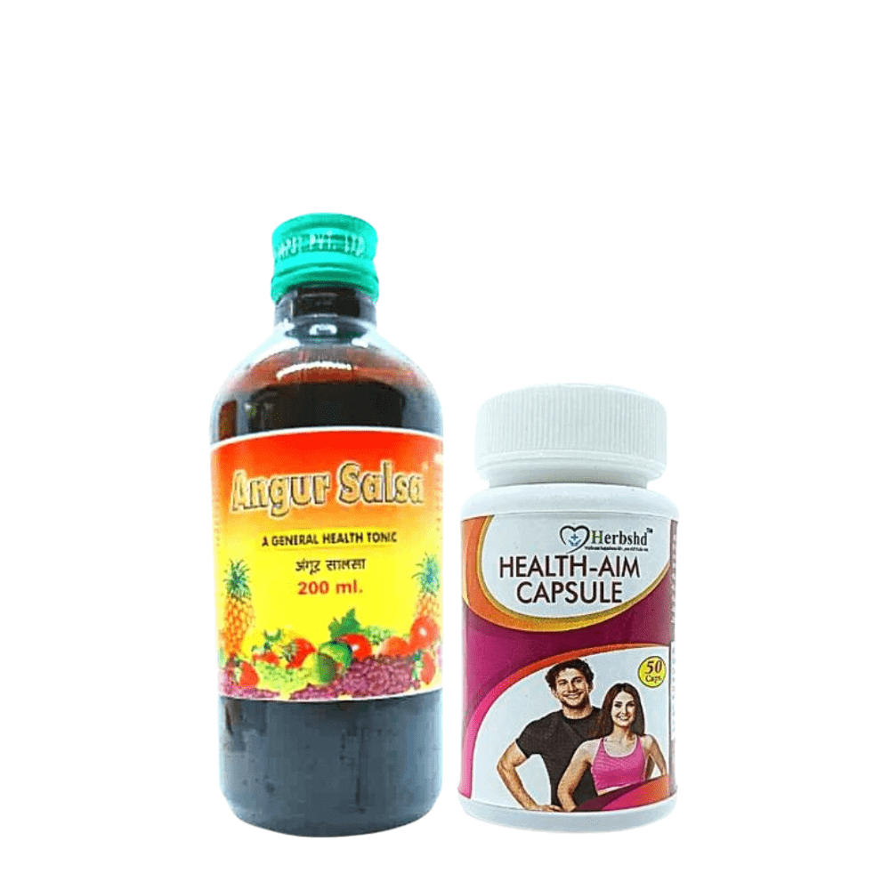 Buy Now Ayurvedic Angur Salsa Tonic & Health Aim Capsule (Combo) - HEALTH AIM PHARMACY