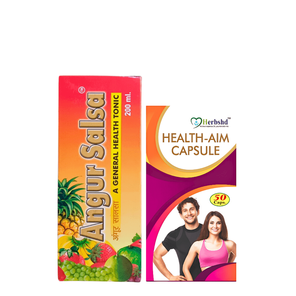 Buy Now Ayurvedic Angur Salsa Tonic & Health Aim Capsule (Combo) - HEALTH AIM PHARMACY