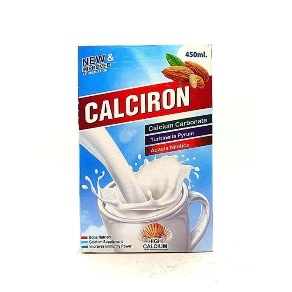 Calciron Syrup 450ml. ( PACK OF 2 ) - HEALTH AIM PHARMACY