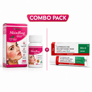 Candid B Cream + Ayurvedic Skinrog Capsule | 10g + 30Cap | Combo Pack - HEALTH AIM PHARMACY
